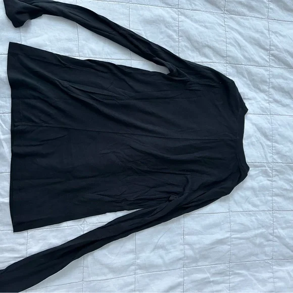 Not Monday - Juliannne Long Sleeve Tee - size small - black - Picture 5 of 5